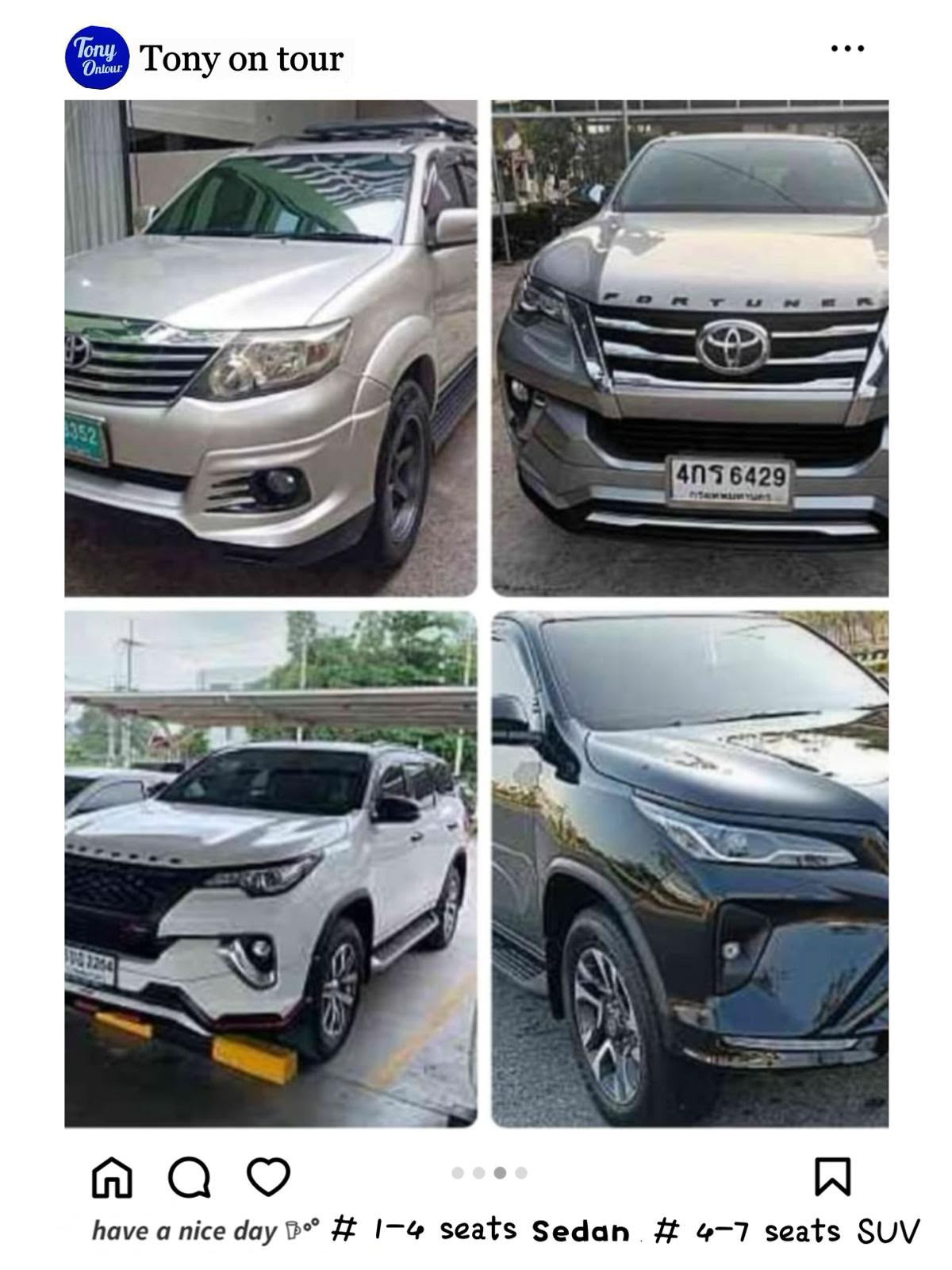 SUV 4-7 seats